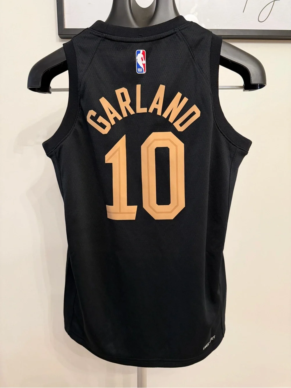 Jordan Youth Cleveland Cavaliers Darius Garland #10 Statement Jersey Black